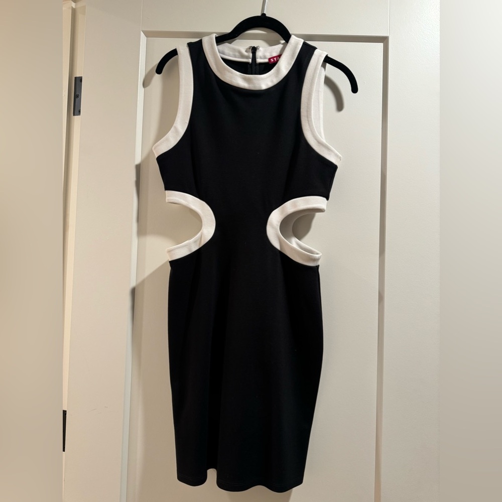 STAUD Dolce Cutout Mini Dress NEVER WORN